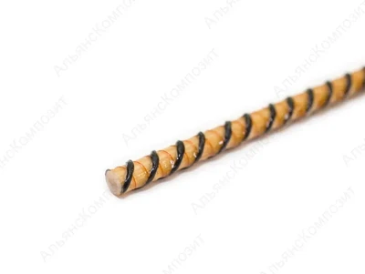 Полимерная арматура c ребром из базальтового волокна 8 мм